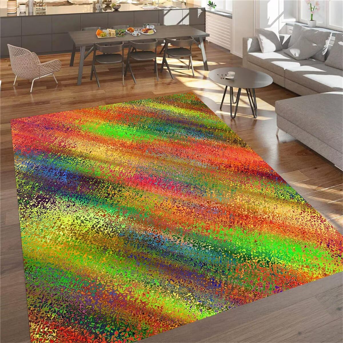 Tapis couloir long moderne 180x280cm lavable pour protéger les sols des enfants