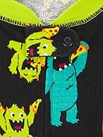 Vista 2 de Simple Joys by Carter's baby-boys 3-pack Snug Fit Footless Cotton Pajamas