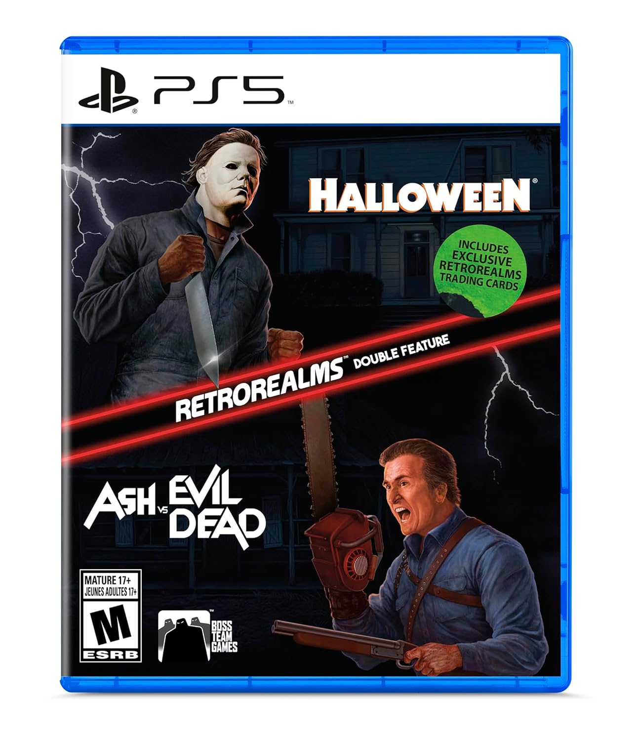Halloween and Ash vs Evil Dead RetroRealms Double Feature – PlayStation 5 Halloween and Ash vs Evil Dead RetroRealms Double Feature – PlayStation 5