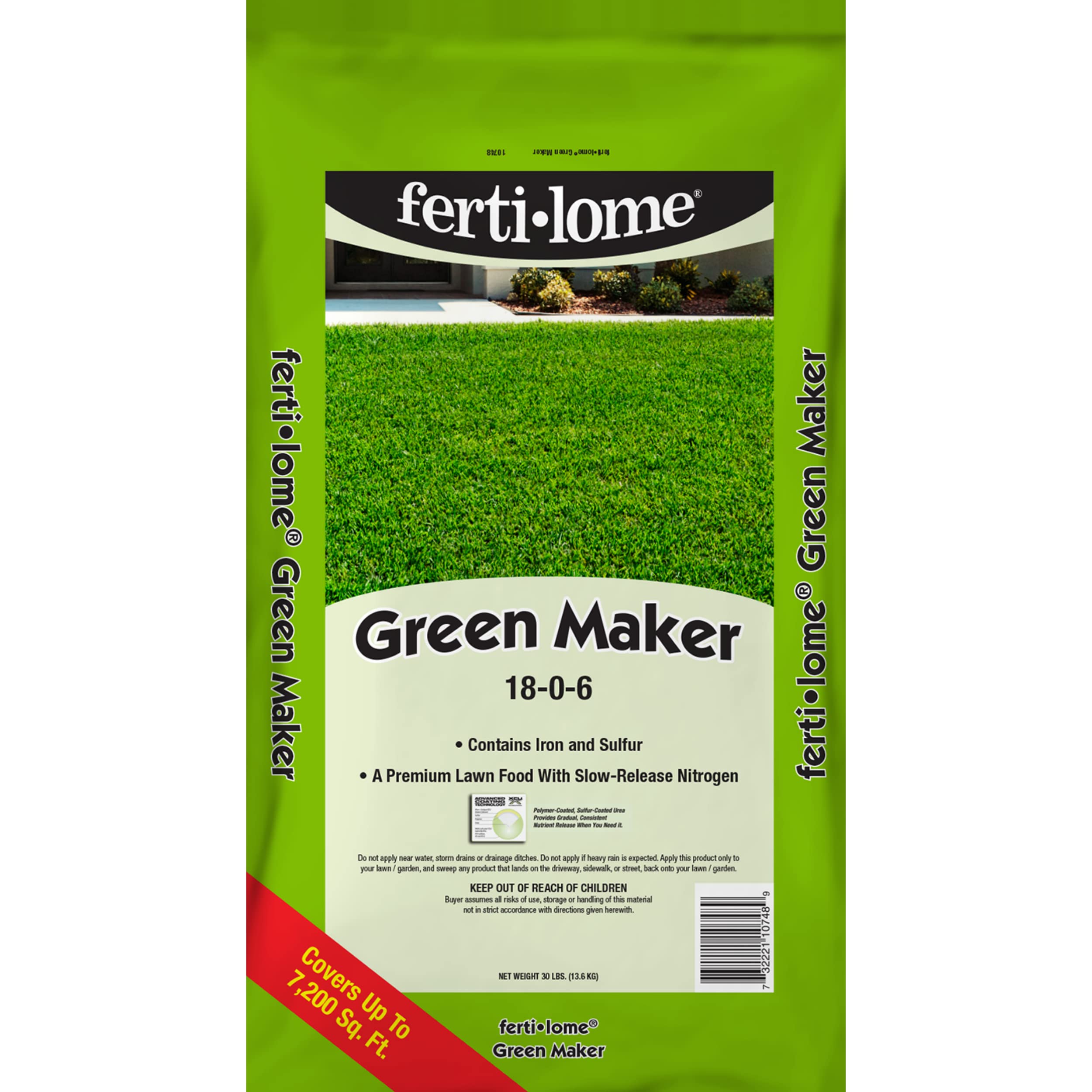 Amazon.com : Fertilome (10748) Green Maker 18-0-6 (30 lbs