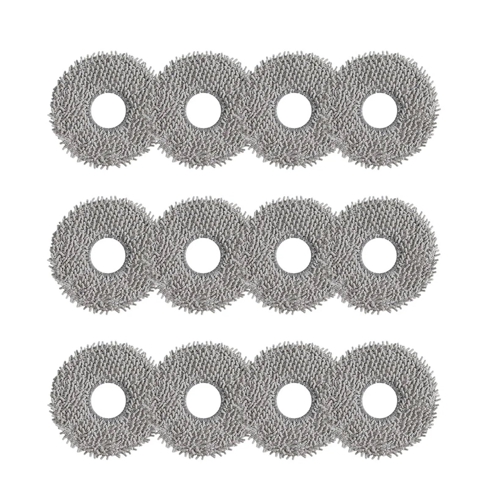 SLAQEYDJS Replacement Mop Pads Compatible With Ecovacs Deebot X5 OMNI X5 MAX PRO X5 Pro Ultra X5 Plus Robotic Vacuum Cleaner(12PCS)