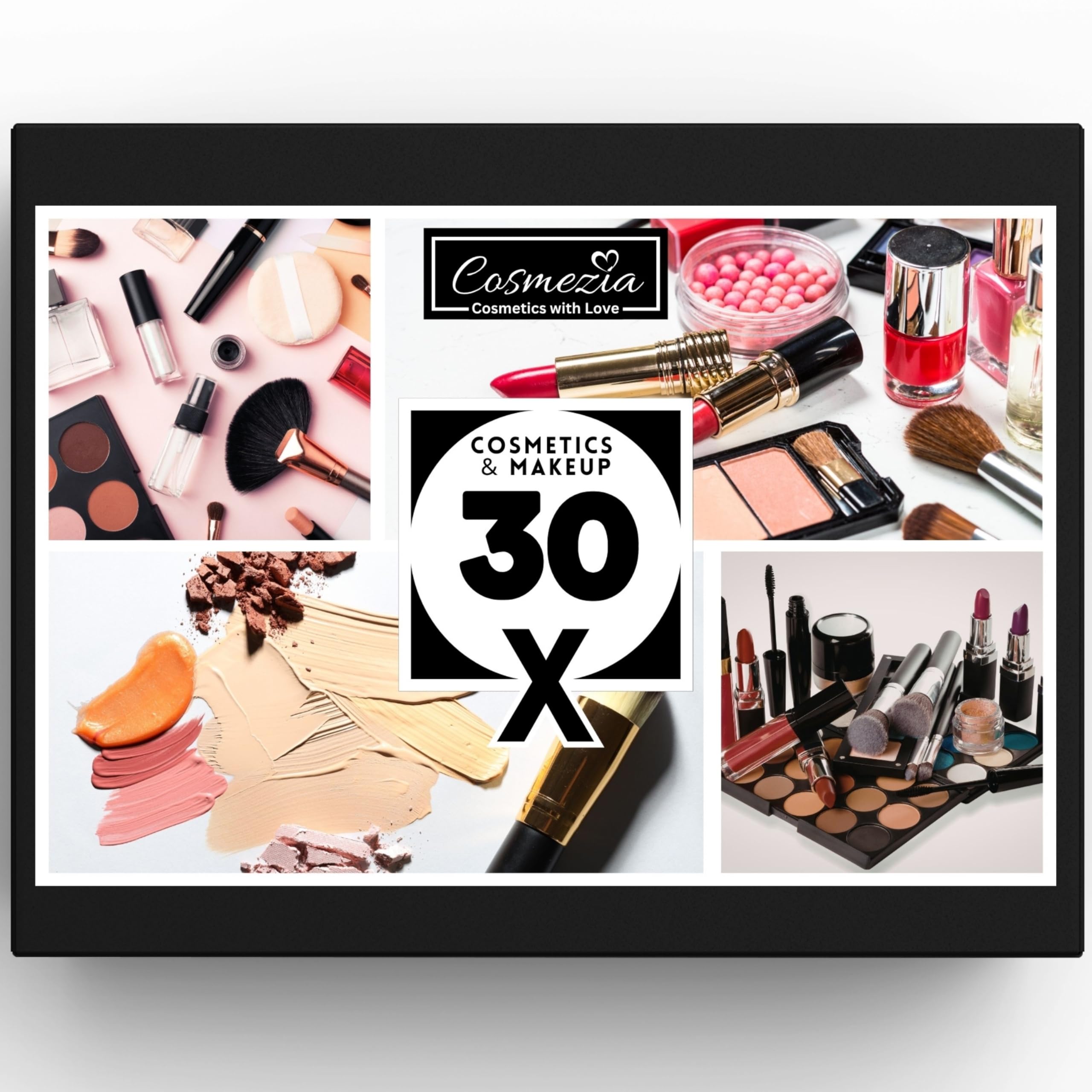Beauty Box 30x Marken Make-up & Kosmetik Set Makeup Restposten Neuware Posten Make Up, Geschenkbox mit Lippenstift, Lidschatten, Mascara, Nagellack, Pflege & Accessoires, Kein Artikel doppelt