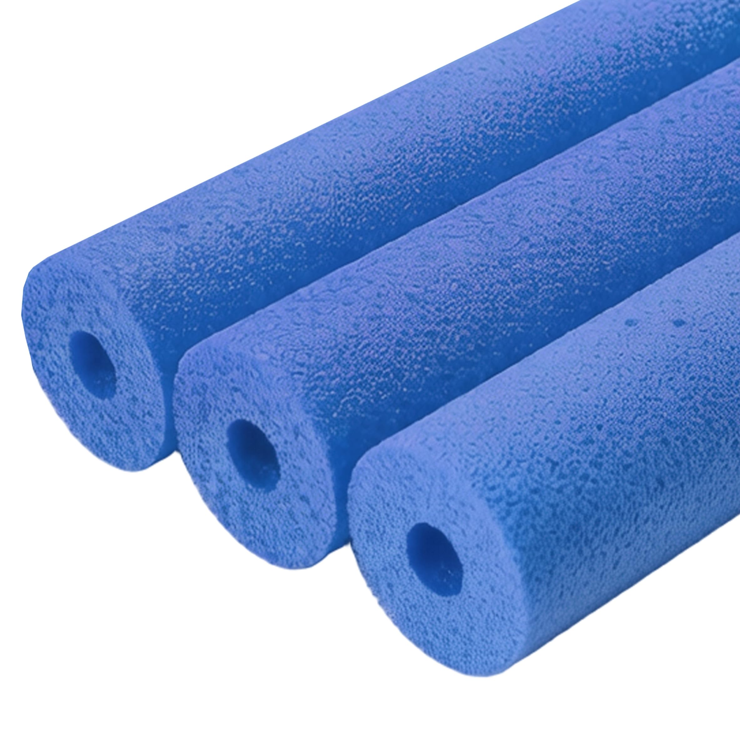 Pool Noodles Jumbo Lot de 3 Nouilles de Piscine Jumbo en Mousse Creuse Bleue (2, 56 x 59, 06 Pouces) – Natation Flottante pour Les Enfants Jouant à des Jeux Gymnastique avec Les Yeux bandés
