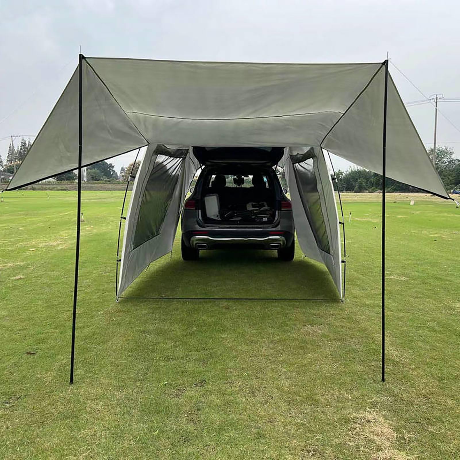 Tienda de campaña para portón trasero de coche, refugio solar para SUV