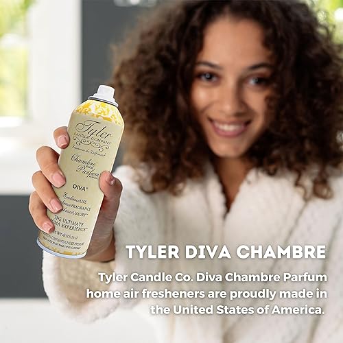 Miniatura 8 de Worldwide Nutrition Bundle Tyler Candle Company Diva Signature Fragrance Chambre Parfum  Ambientador de lujo en aerosol  1 paquete de 4 onzas