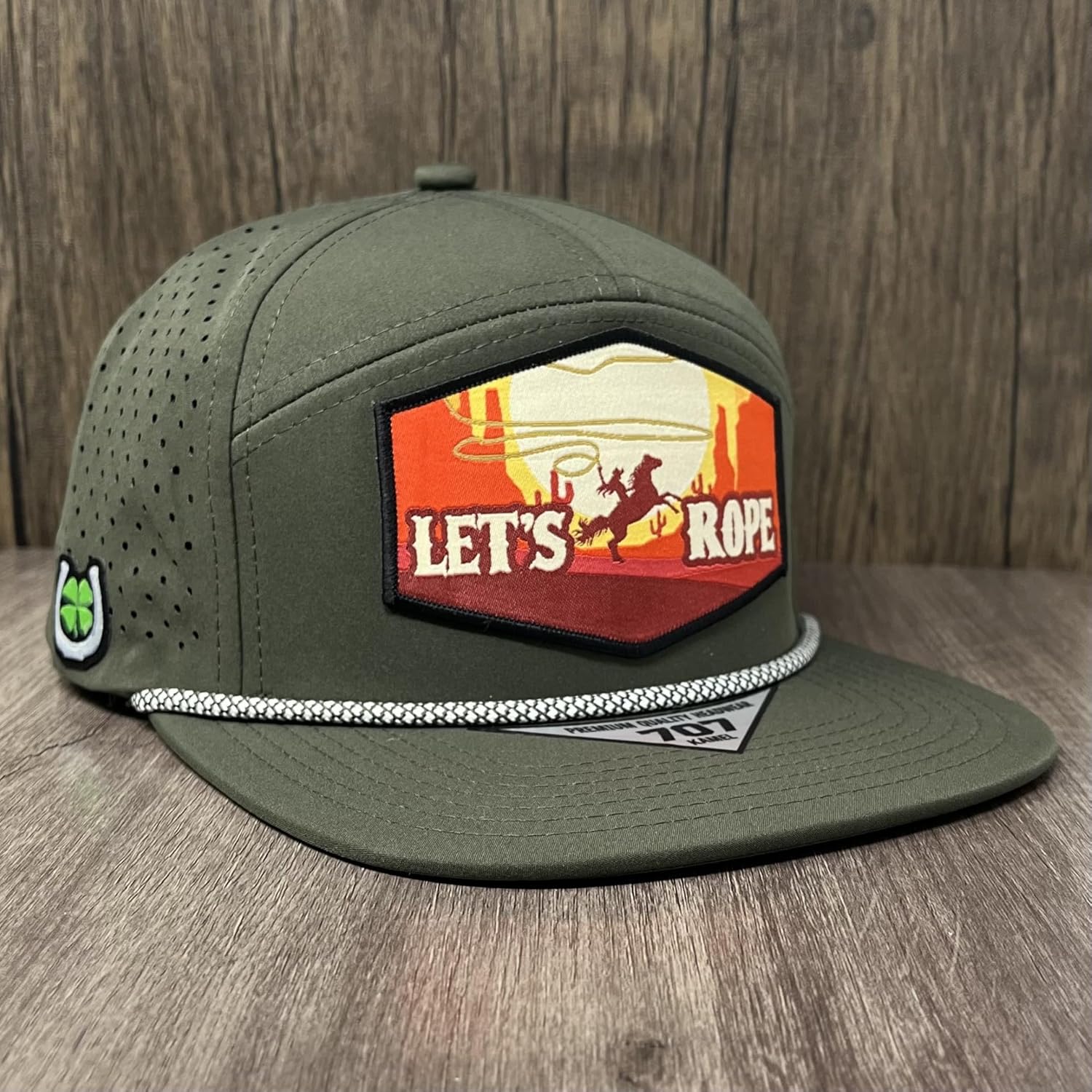 Lucky Chuck Women's Iconic Western Flair Adjustable Baseball Hat - Perfect on The Ranch, at a Rodeo or Out on The Town