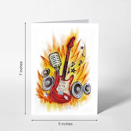 Miniatura 2 de TUMYBee Tarjeta de felicitación de feliz aniversario con nota musical de gatito y flor, tarjeta 3D Quilling para Navidad, cumpleaños, aniversario,