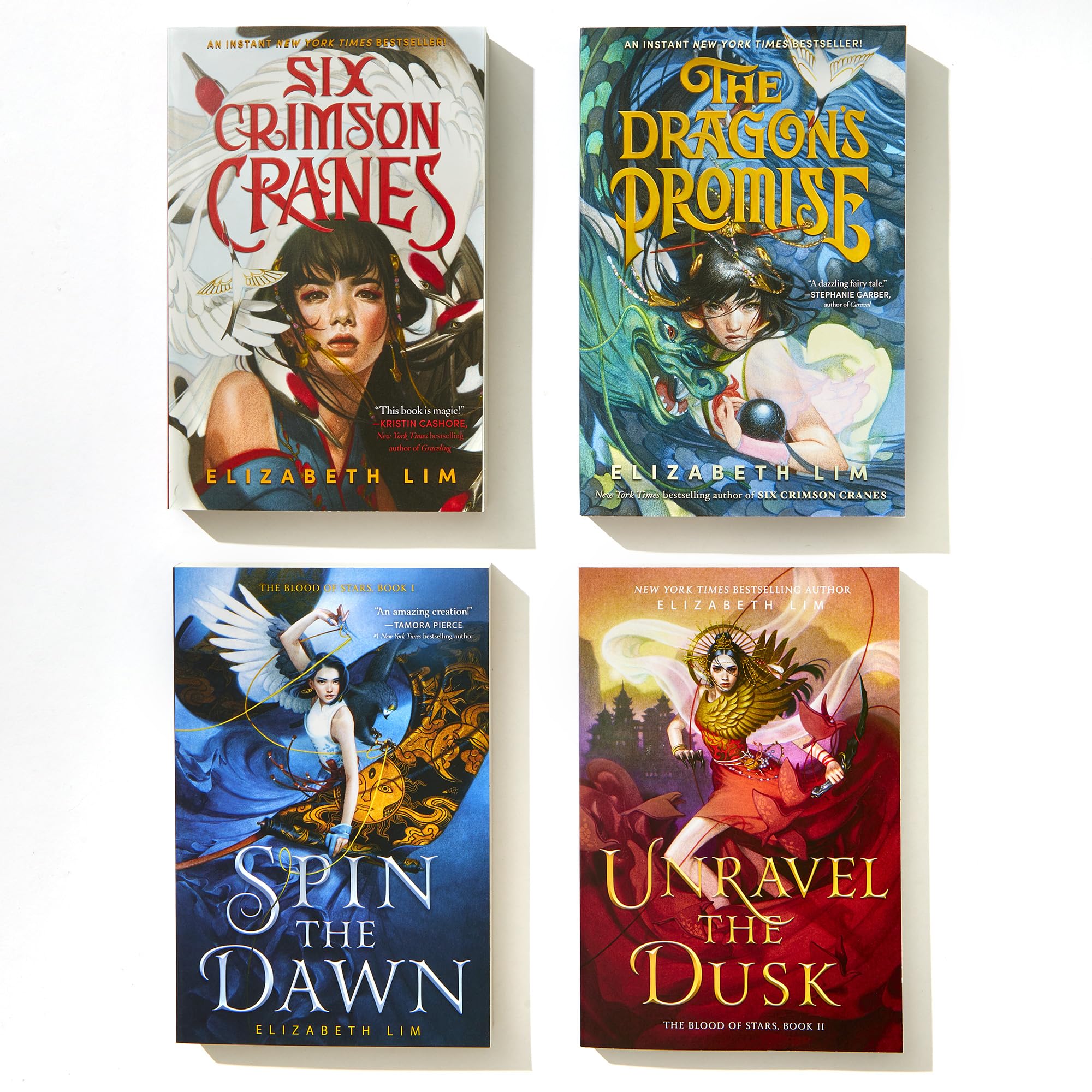 Legends of Lor'yan 4-Book Boxed Set: Six Crimson Cranes; The Dragon's Promise; Spin the Dawn; Unravel the Dusk: 1-4
