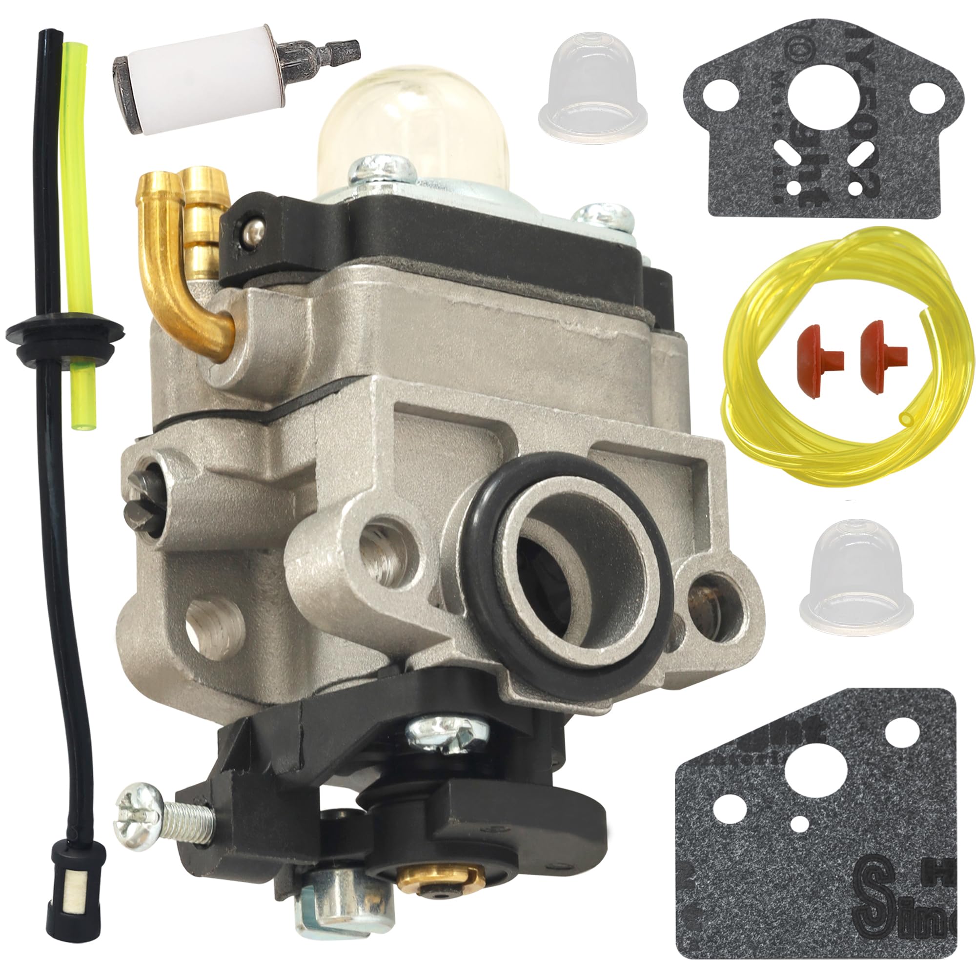 Carburetor Assembly for Ryobi RY34421 RY34442 RY34005 RY34426 RY34446 RY4CPH RY34007 RY34427 S430 X4304 Cycle 30cc String Trimmer WeedEater Lawn Mower