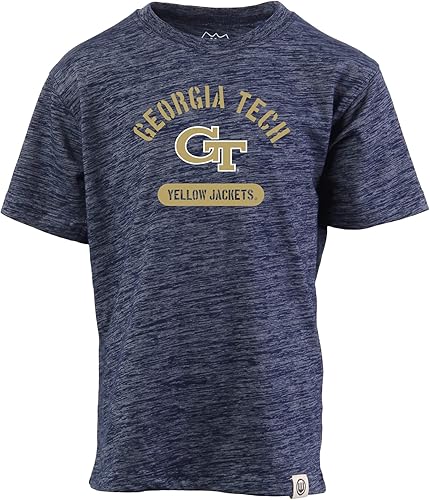 Vista 32 de Wes and Willy NCAA Kids playera de manga corta de Cloudy Yarn Columbia Lions Navy