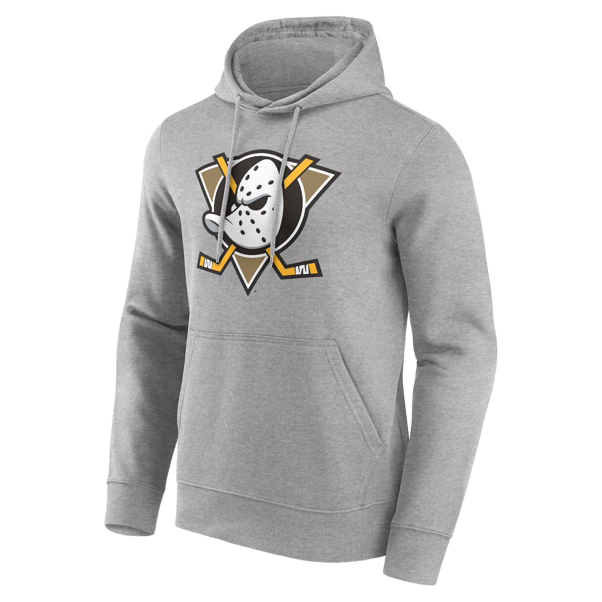 Fanatics NHL Anaheim Ducks Value Primary Grapic Logo Hoody Pullover, gray, S