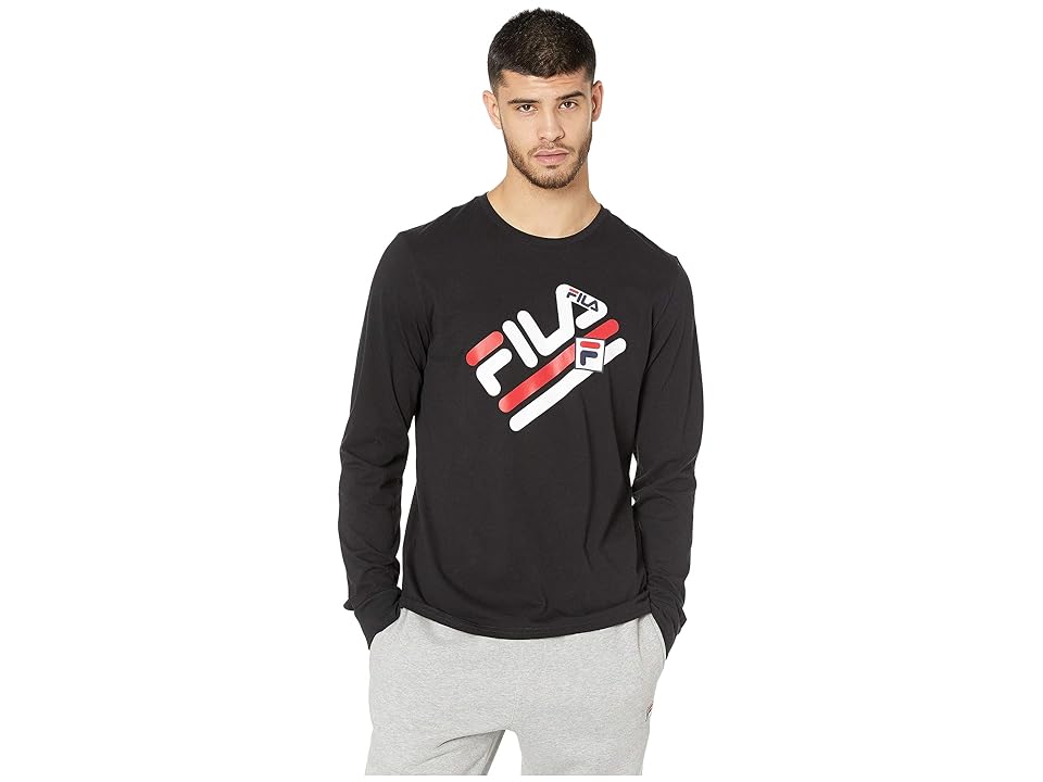 

Fila Tavares Graphic Tee (Black) Men's Clothing