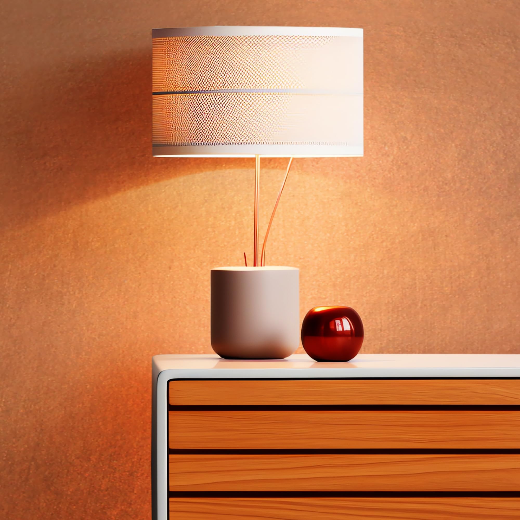 Viva Decor Peinture murale métallique 250 ml (cuivre) - Effet pailleté - Haut pouvoir couvrant - Idéal pour un design mural élégant dans le salon ou la chambre à coucher