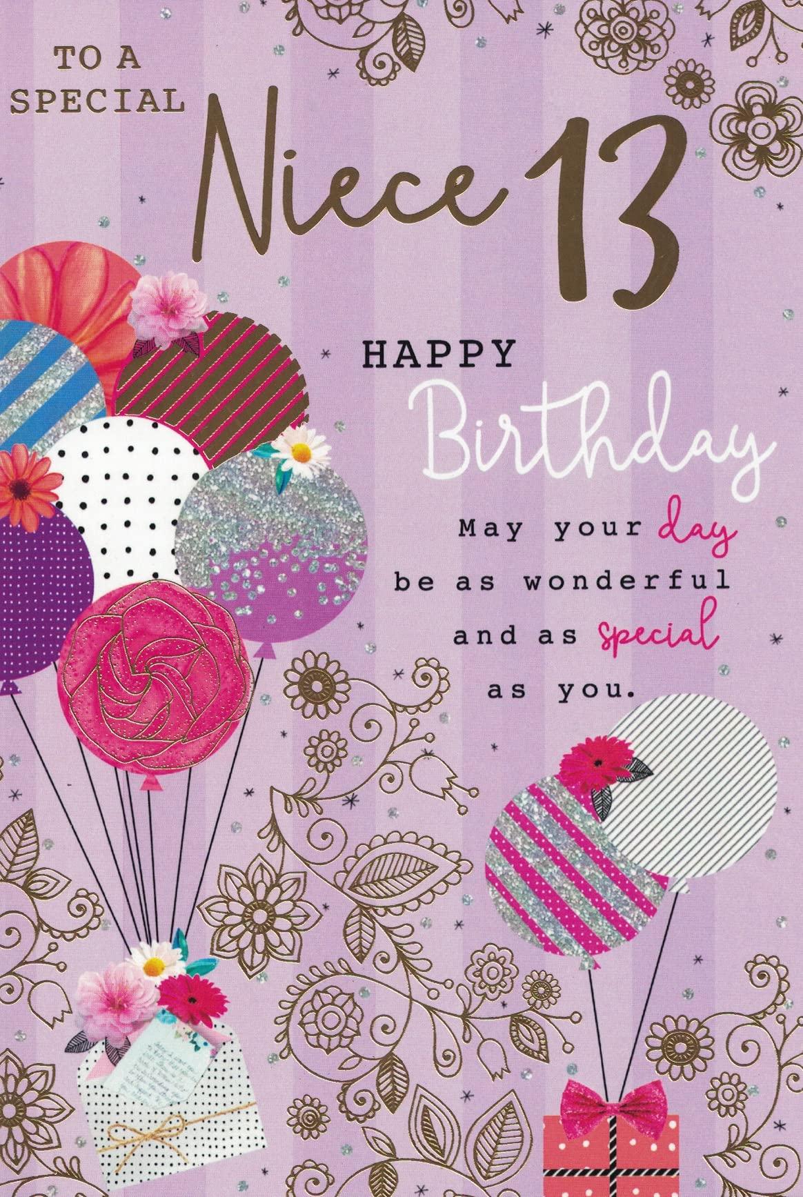 Tarjeta Felicitación Navidad Moderna Cute 9x6 Alta Calidad Tarjeta De Navidad Para Sobrina - Diseño Bonito Y Moderno, Tamaño 9x6, Alta Calidad Tarjeta Cute Navidad