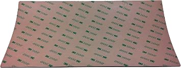 Isolate It!: Sorbothane Acoustic & Vibration Damping Film 60 Duro with 3M Adhesive Backing (0.188 x 6 x 12in)