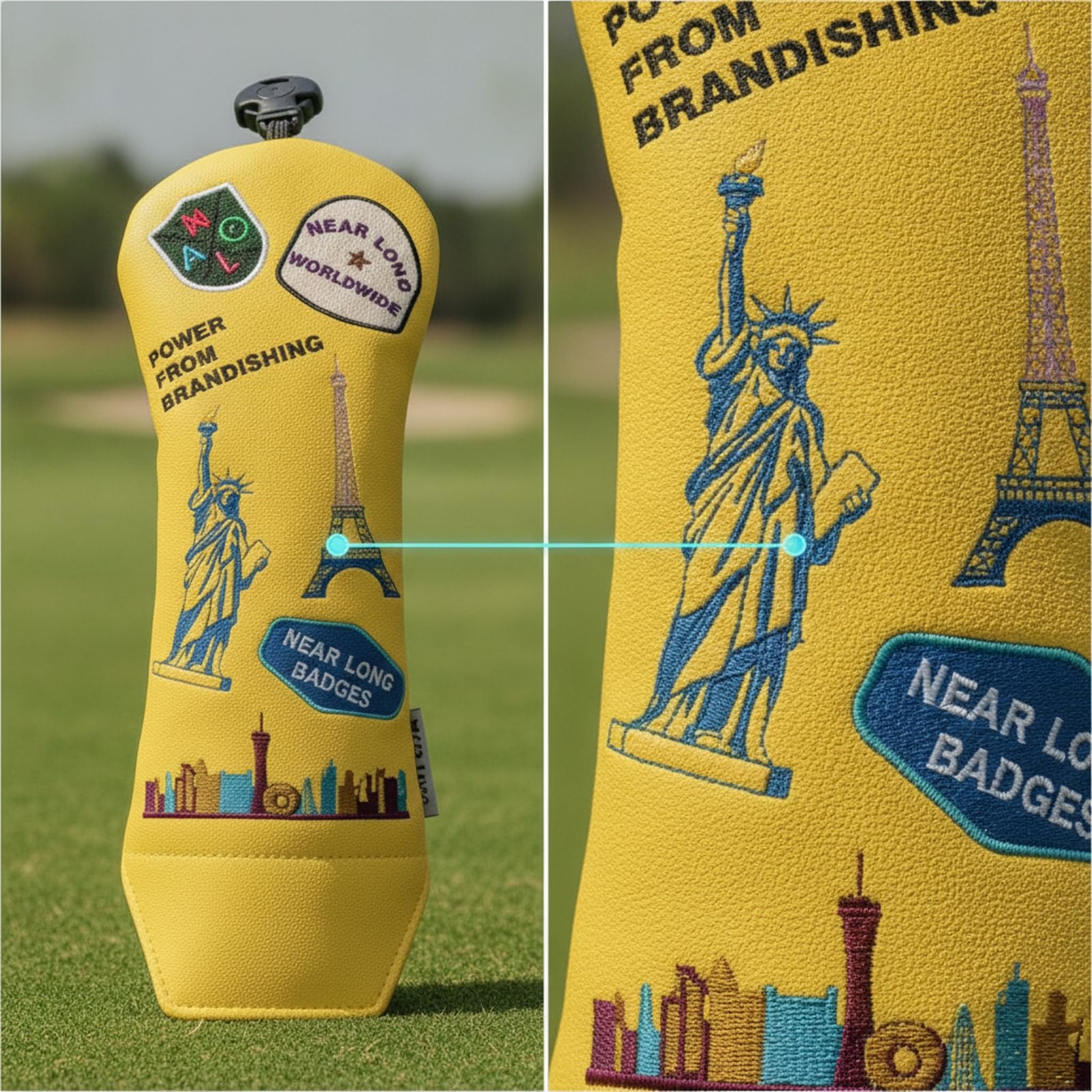 4 Piezas Funda Golf con Proctora Talla Única para Golfistas