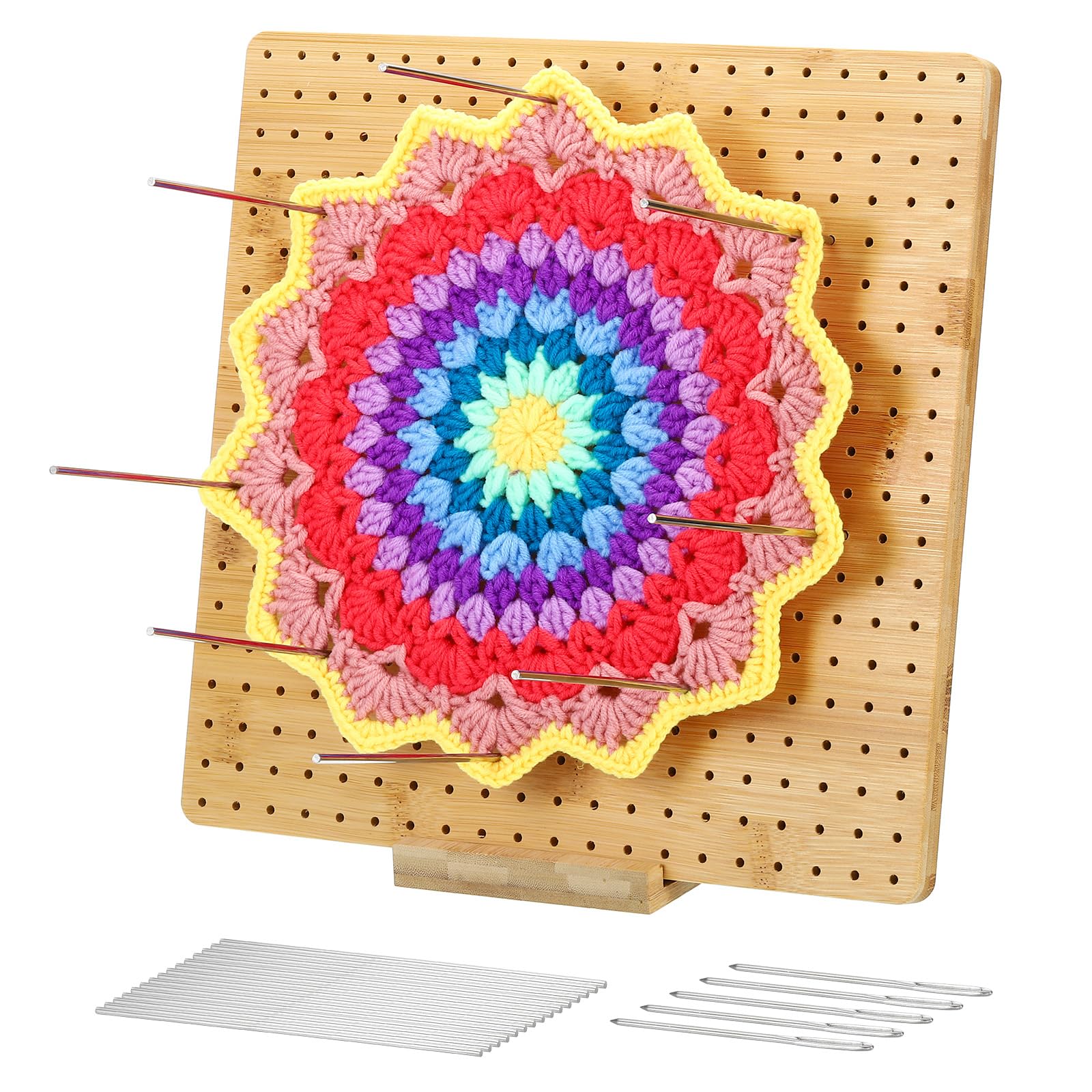 PATIKIL Crochet Blocking Board Granny Square Blocking Board