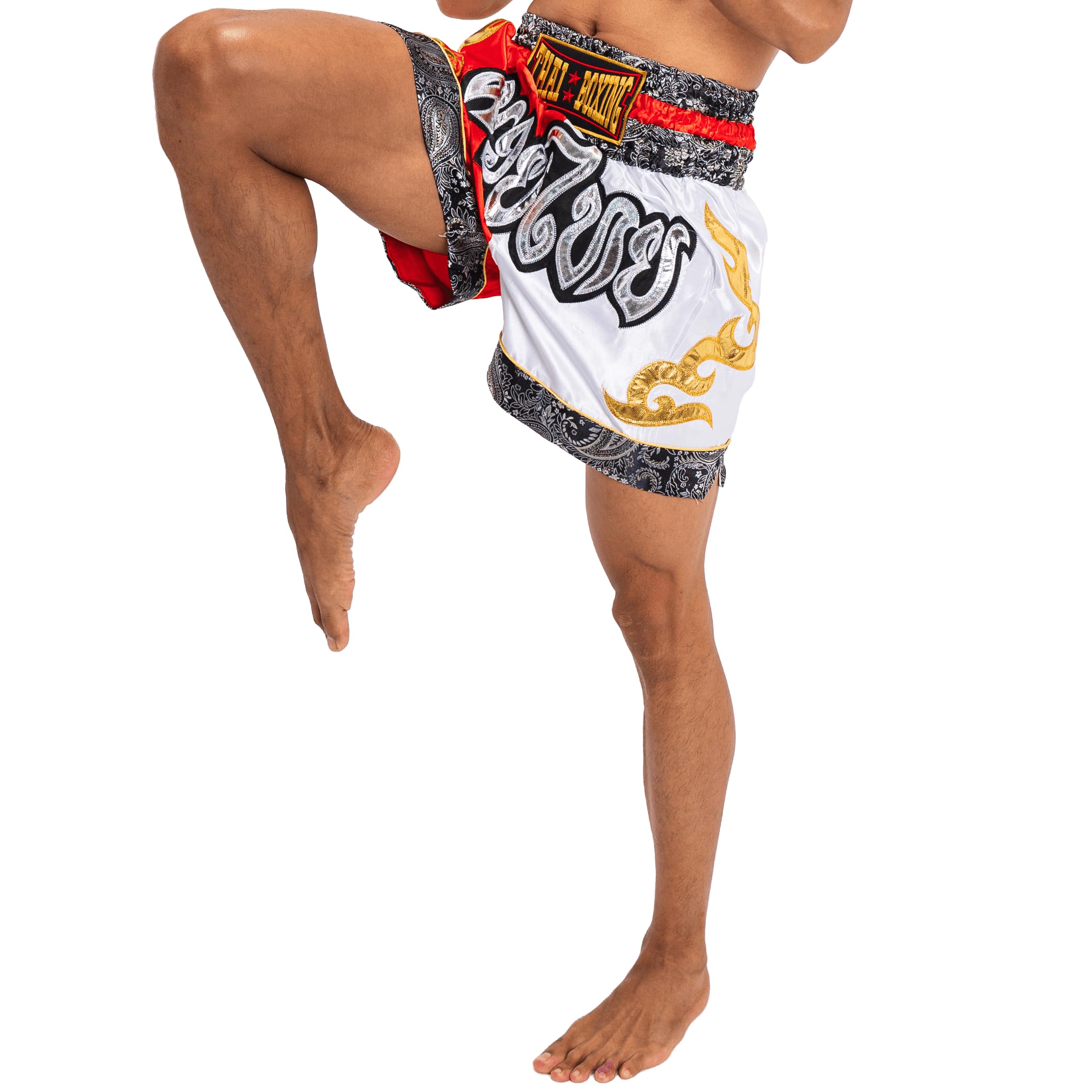 Short de boxe Muay Thai pour homme et femme Coupe ajustée MMA Boxe Entraînement Kickboxing Vêtements d'arts martiaux