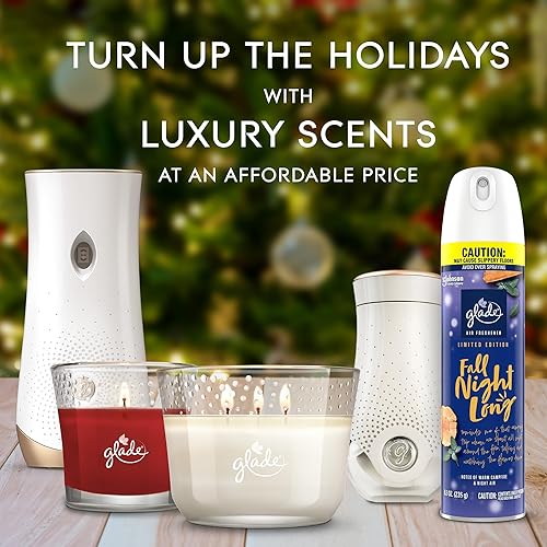 Miniatura 11 de Glade PlugIns - Recambios de ambientador, aceites esenciales y perfumados para el hogar y el baño, Fall Night Long + Starlight & Snowflakes Mix