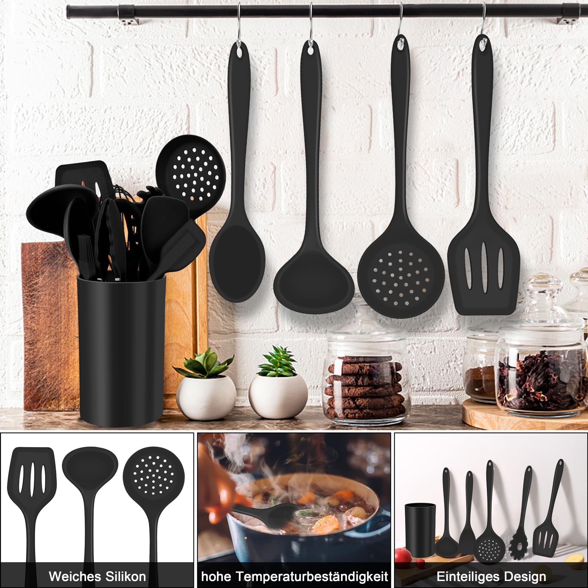 Lot 2 Louches Inox 30cm - Louche Cuisine Acier Inoxydable Avec Bec Verseur