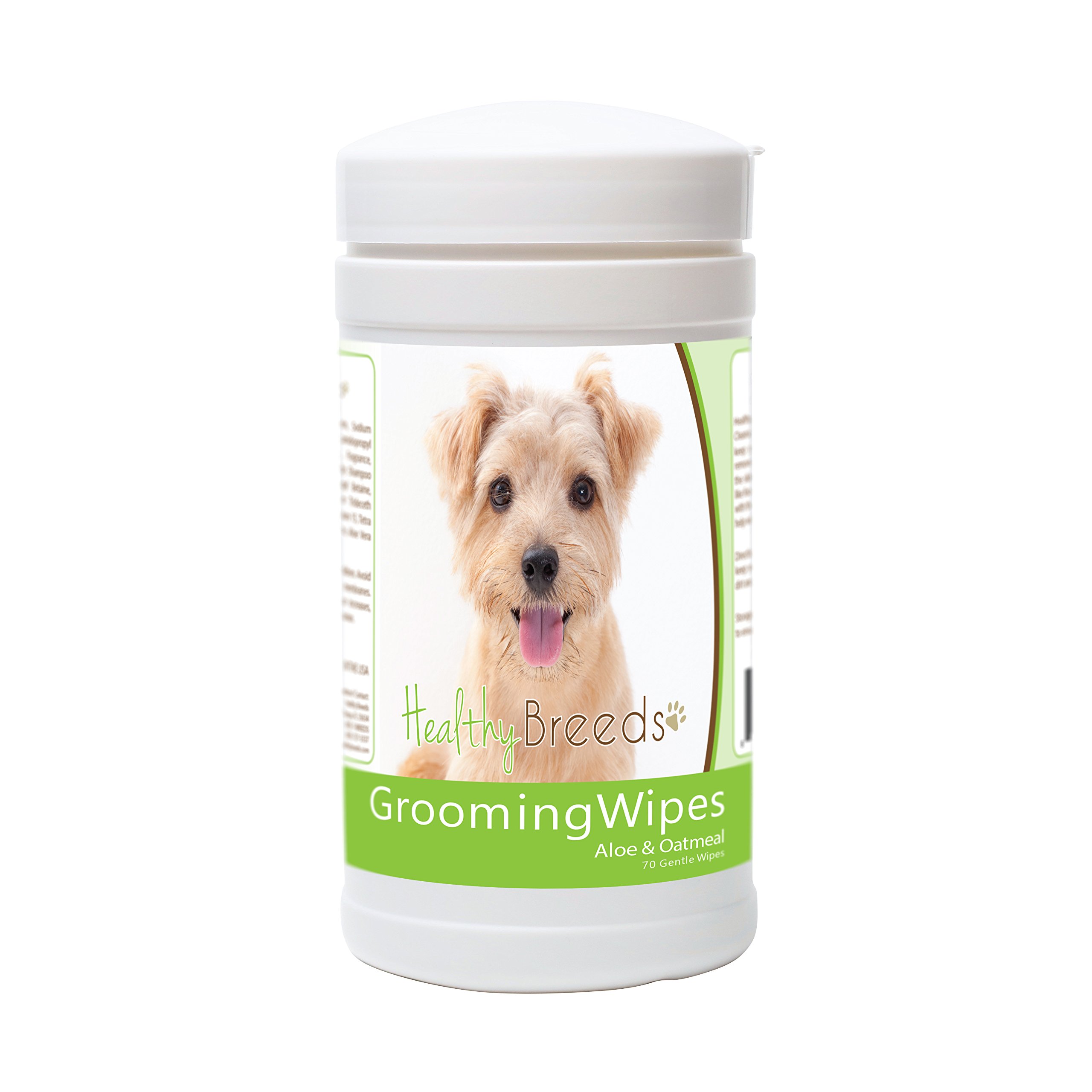 Healthy Breeds Norfolk Terrier Grooming Wipes 70 Count