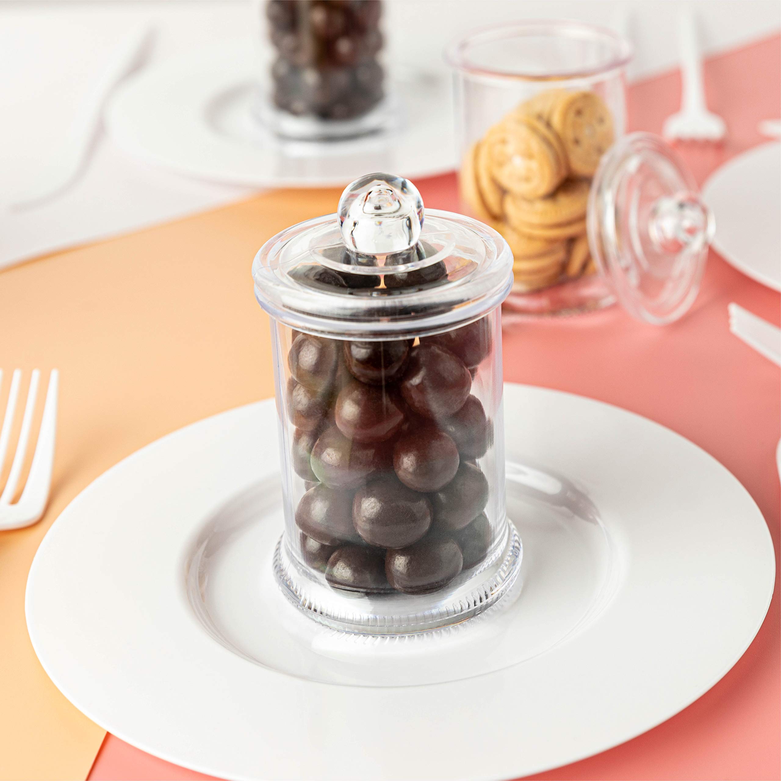 Acrylic Candy Boxes - 6 Pack for Weddings & Parties -7