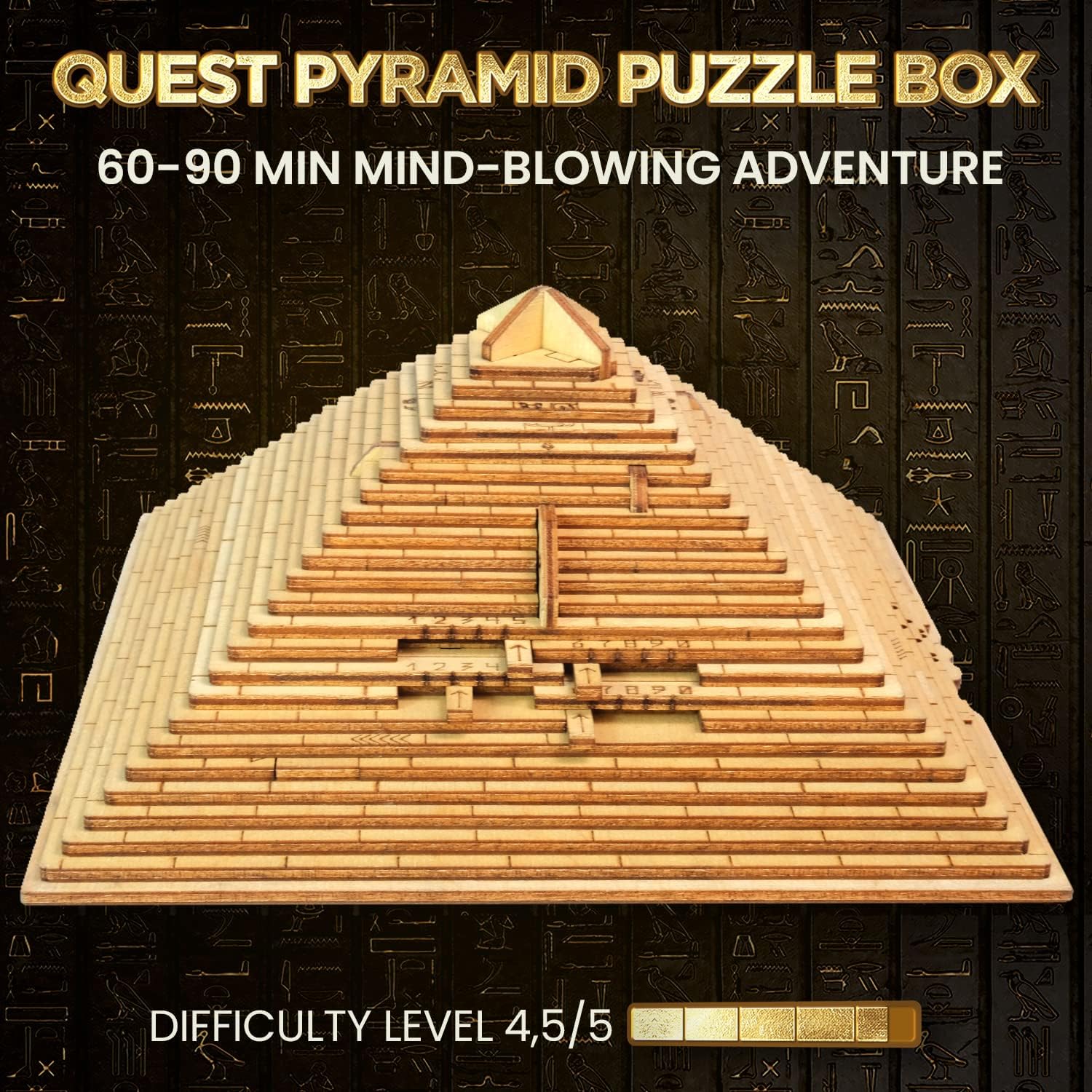 ESC WELT Magic Gifts Set - Brain Teaser Puzzles for Adults & Kids - Puzzle Box with Hidden Compartment - Christmas Puzzle Boxes - Escape Room in a Box - Wooden Puzzle Boxes - Puzzle Games : Toys & Games