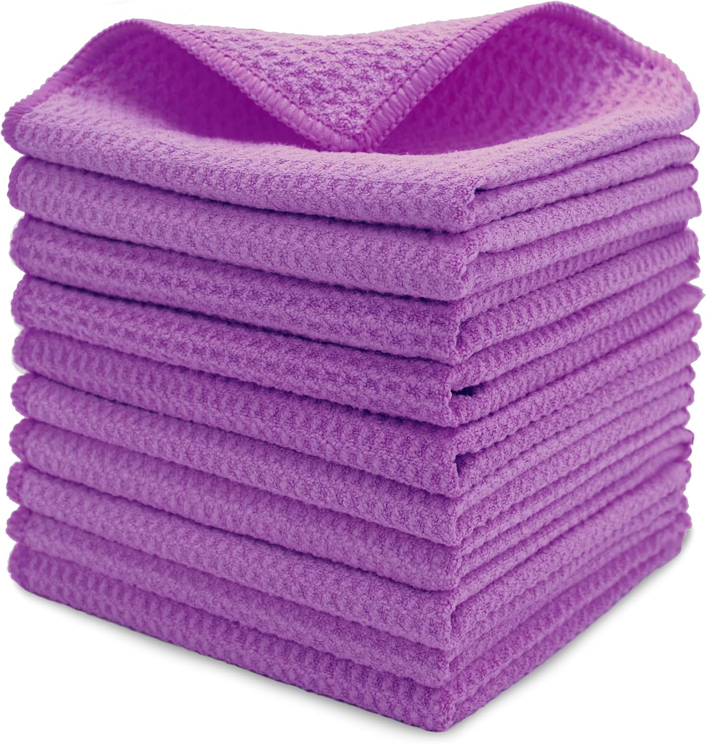 kimteny 10 Pack Pineapple Weave Kitchen Cloths Dish Towels