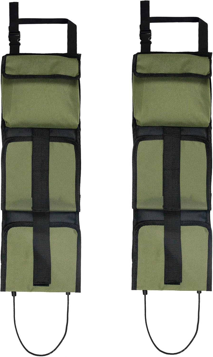 Seat Back Gun Rack, Gun Sling Bag, Camo Front Seat Gun Organizer Holder for Hunting Rifles/Shotguns for 3 Guns, Rifles, Shotguns in Cars, Trucks & SUV for Hunting Sports Camouflage