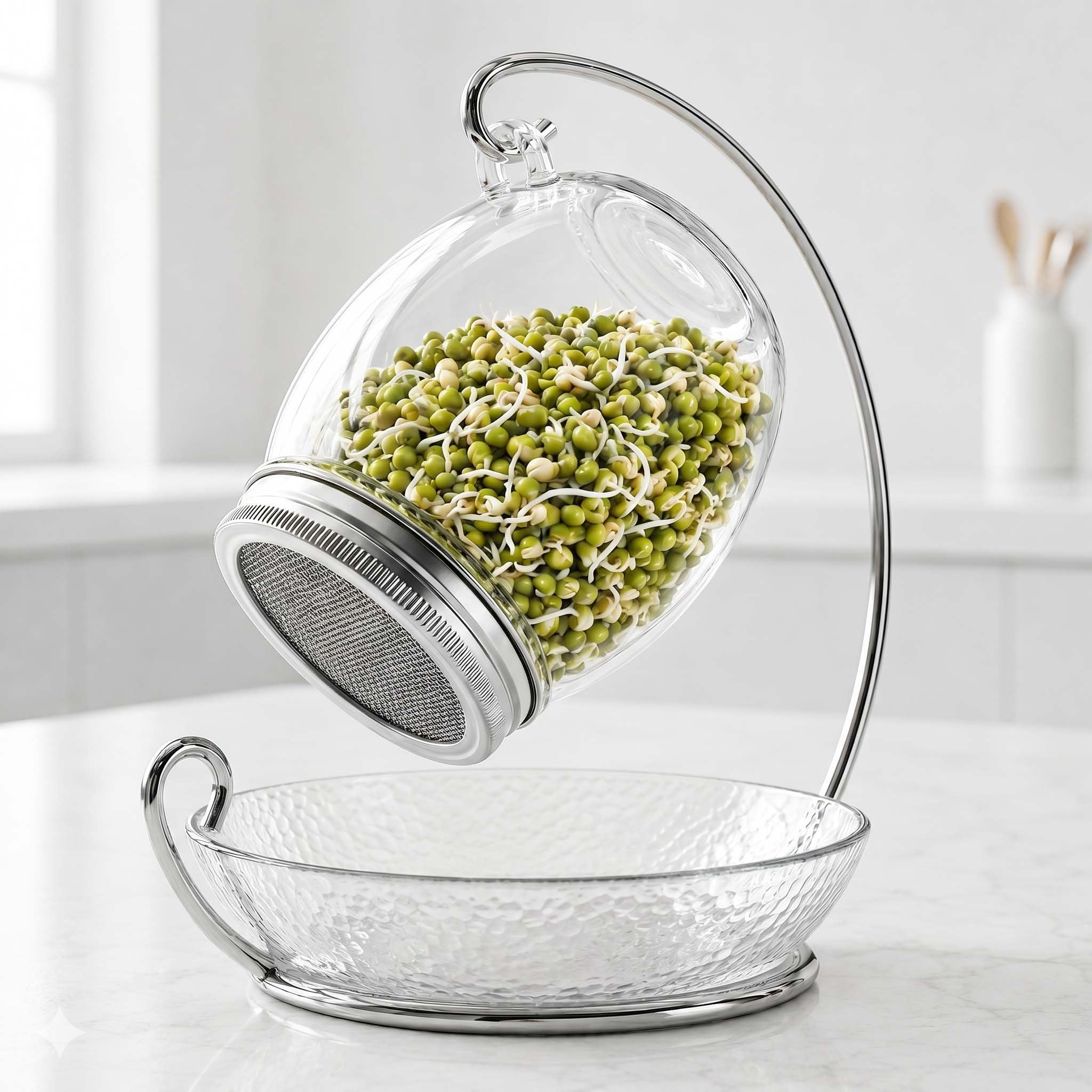 ALCEDIA Premium Sprouting Jar Kit