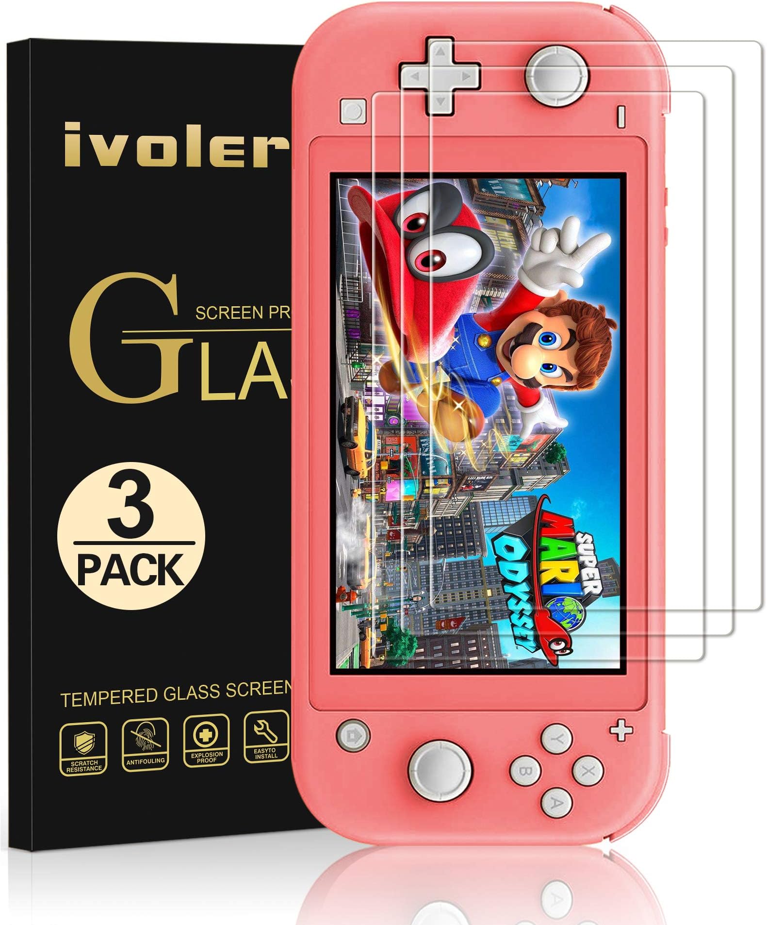 3 Pack Switch Lite Screen Protector
