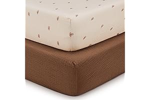 Blissful Diary Muslin Crib Sheets: Ultimate Comfort for Your Baby's Sleep