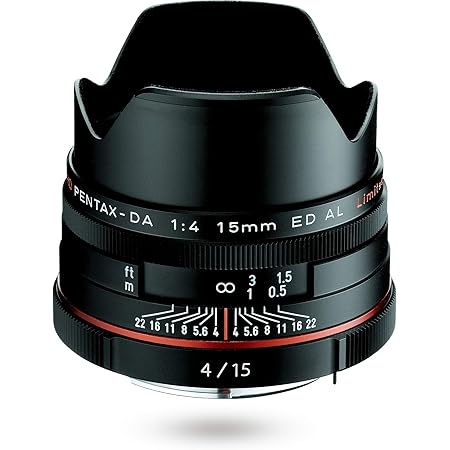 Amazon Co Jp Hd Pentax Da 15mmf4ed Al Limited ブラック 超広角単焦点レンズ 家電 カメラ