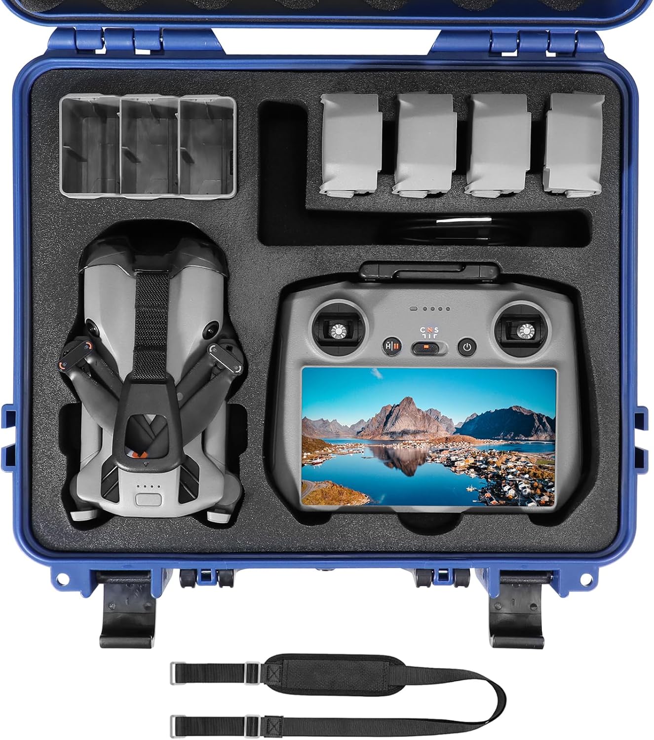 FPVtosky Hard Case for DJI Mini 5 Pro/Fly More Combo/Plus, Waterproof Carrying Case for Mavic Mini5 Pro RC 2 Accessories, Gray[ CASE ONLY ]