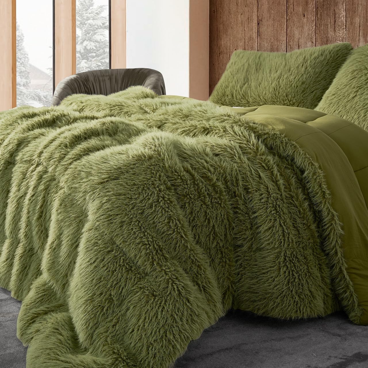 Byourbed Grassy Knoll - Coma Inducer® Oversized King Comforter - Green