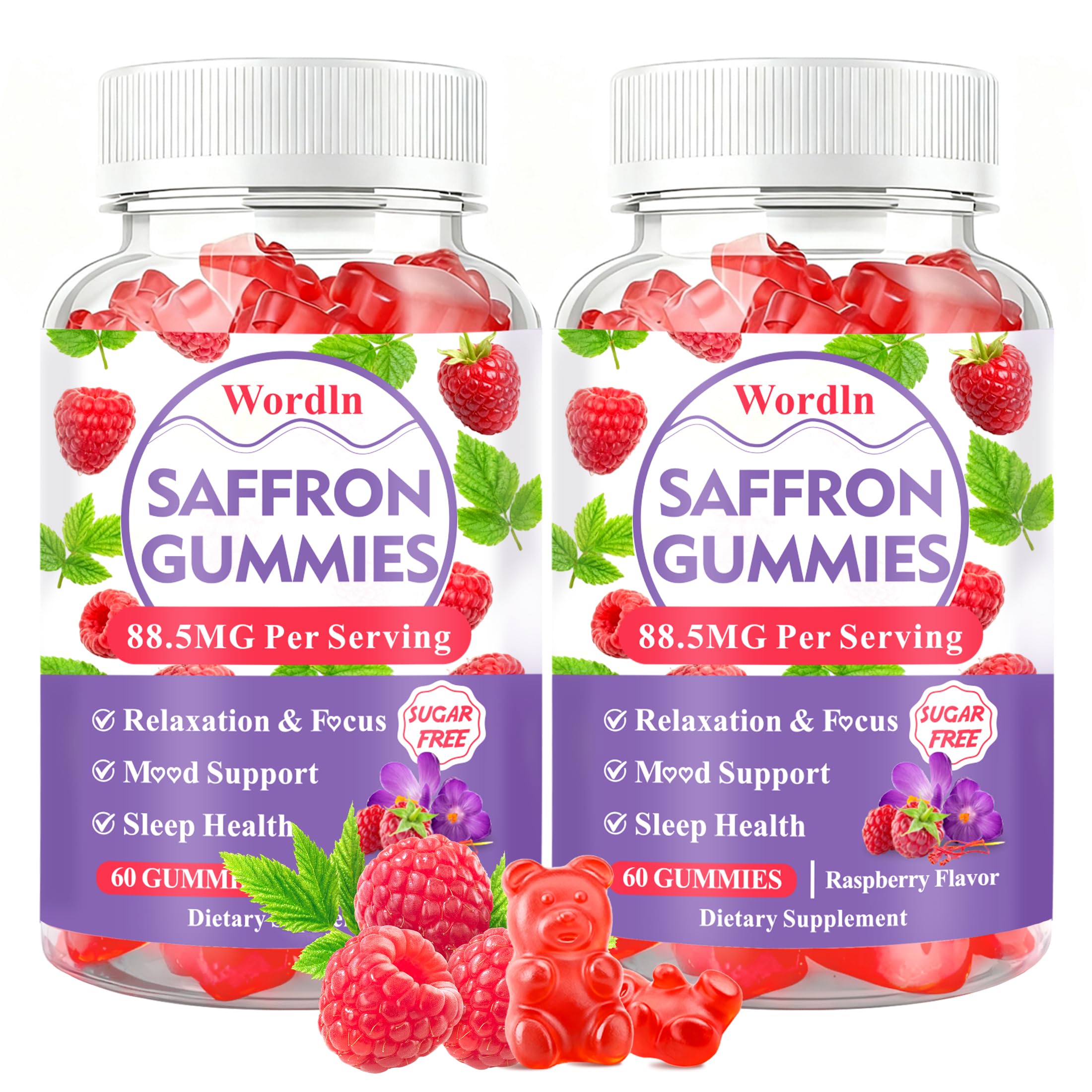 Saffron Gummies for Kids & Adults for Relaxation, Focus and Mood Support — Amazon image 8