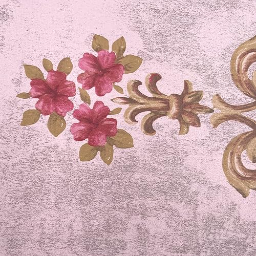 Miniatura 8 de Yifasy Revestimiento para estantes, papel de pared, diseño floral real, rosa, para cajón, papel de pared, adhesivo reacondicionado para muebles,