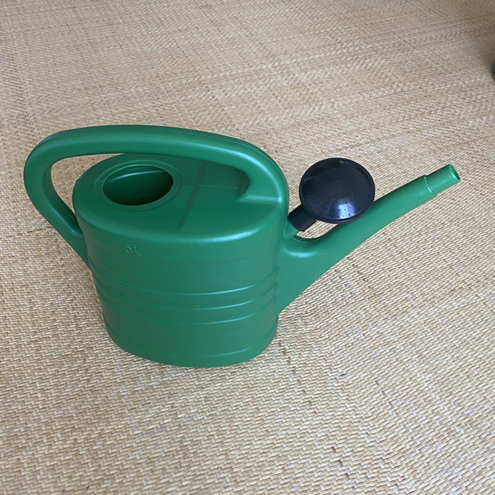 Regadera de plástico Boca Larga, Moderna, Ligera y Duradera, for jardín, Plantas Interior Flores(5L)