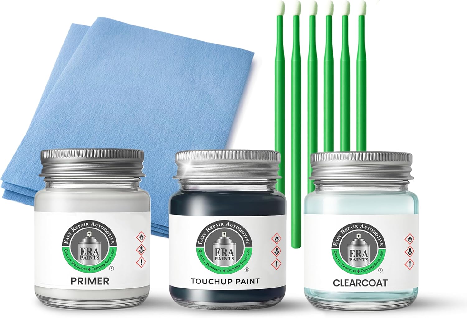 ERA Paints - 904/5904 - Midnight Blue for MERCEDES-BENZ Exact OEM Color Match Automotive Touch Up Paint for Cars - Scratch & Chip Repair for Metal & Plastic - Premium Kit - Made in USA