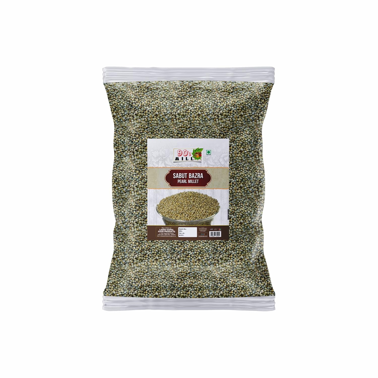 Bajra/Dukn/Pearl Millet/Rajasthani Babala/Gero/Pennisetum Glaucum Whole/Sabut Grain/Anaj980g