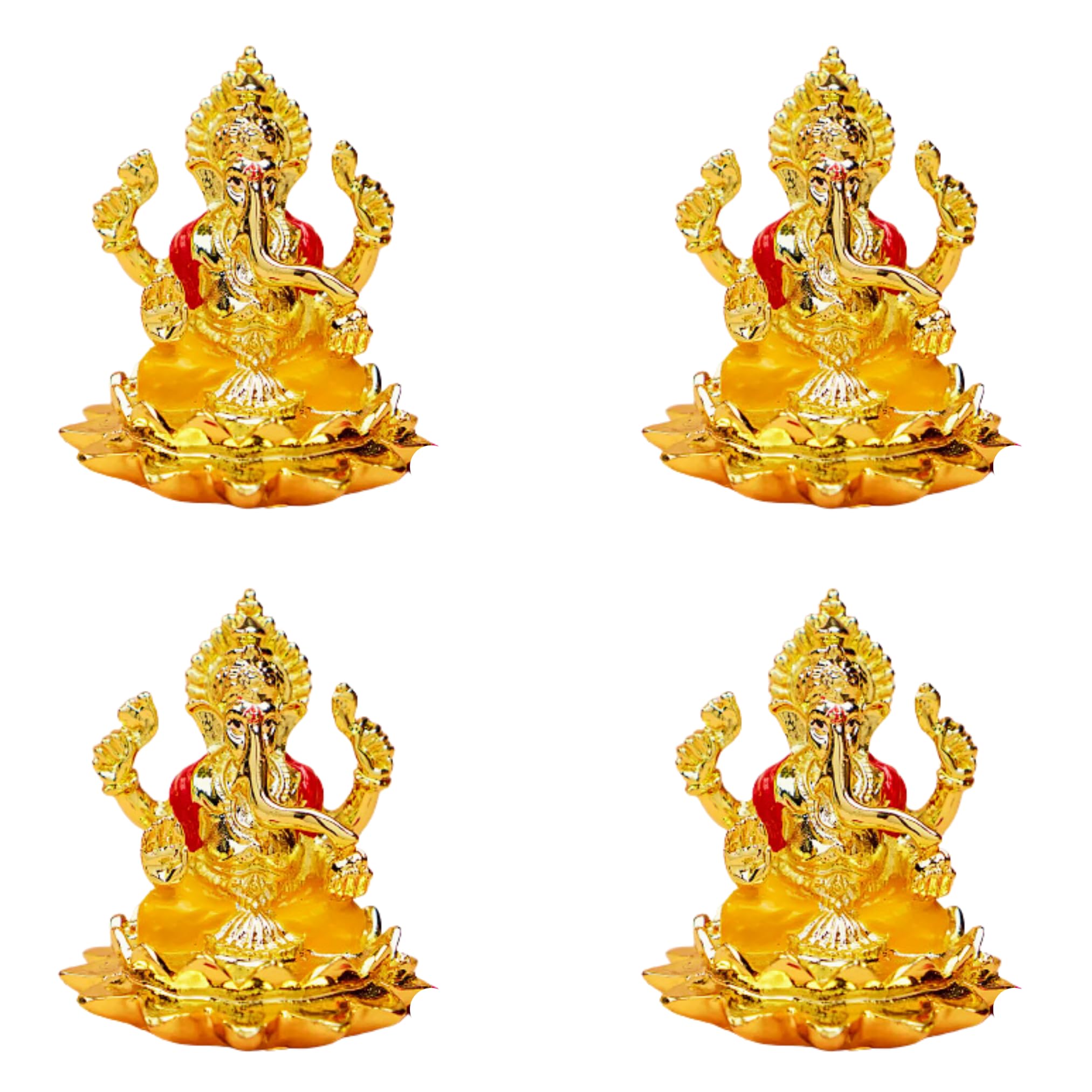 SRI YAGNAA - Brass Shanku Plates 5 pcs - Wedding Return Gifts - Housewarming Return Gifts (BSP-5) — Amazon image 22