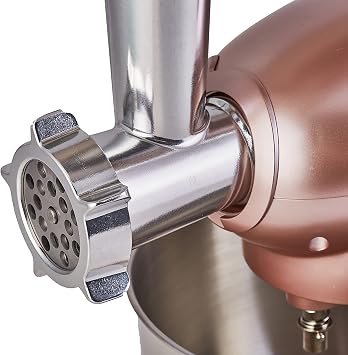 Karaca Multichef Stand Mixer, 1400W, 5.5L Volume, Stainless Steel, Rose Gold