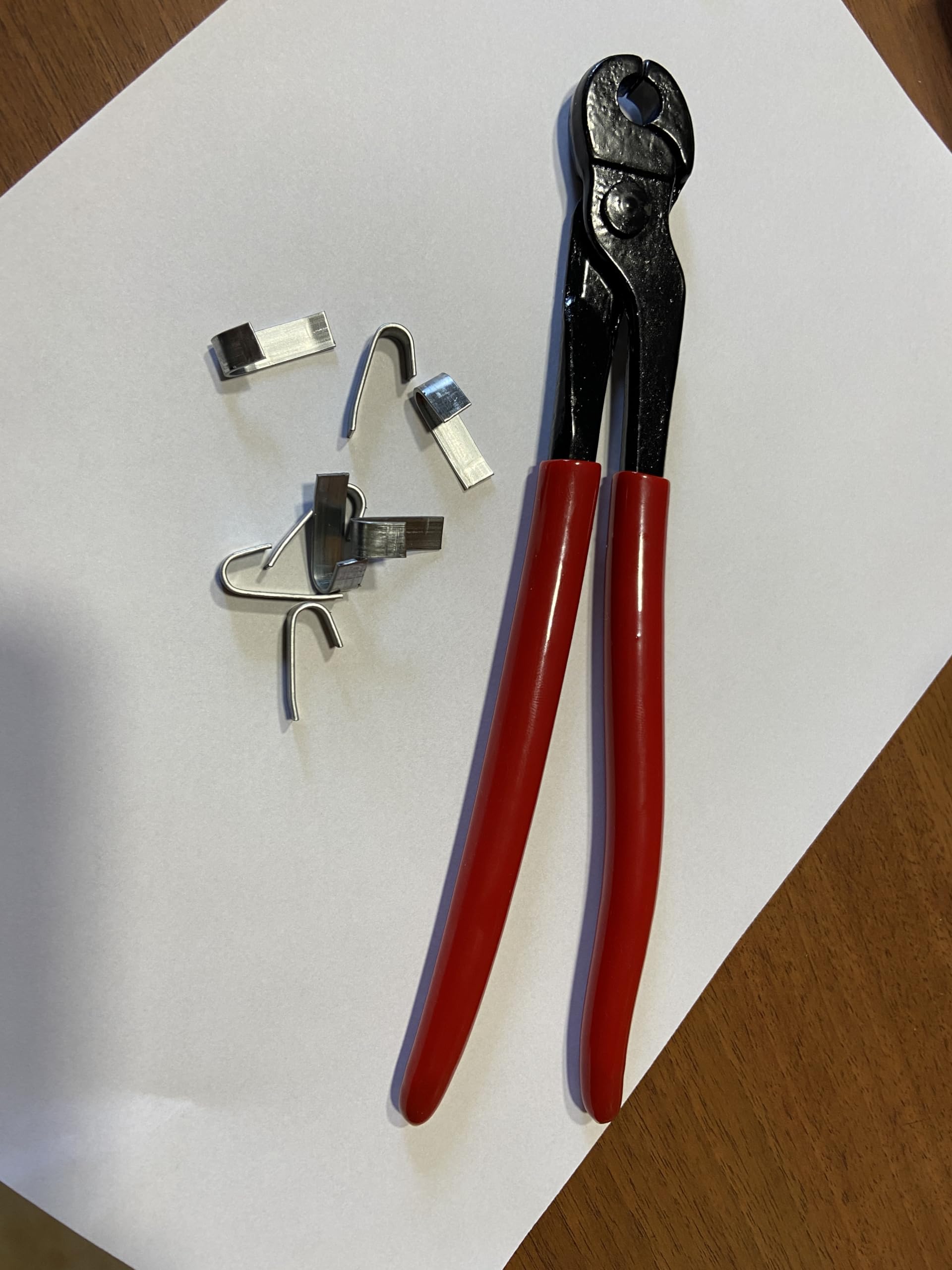 PINZA 6 MM PER GANCI DI GIUNZIONE RETE METALLICA GABBIA GABBIE ALLEVAMENTO