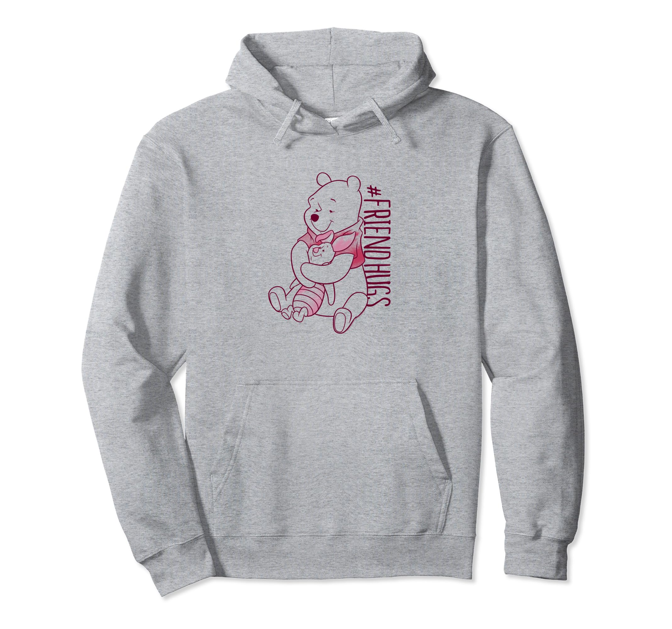 Disney Winnie The Pooh Piglet Pooh Friend Hugs Felpa con Cappuccio