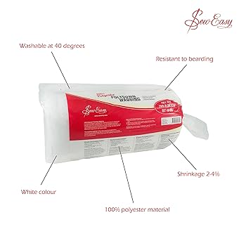 Sew Easy Quilting Polydown Padding 100% Polyester Washable