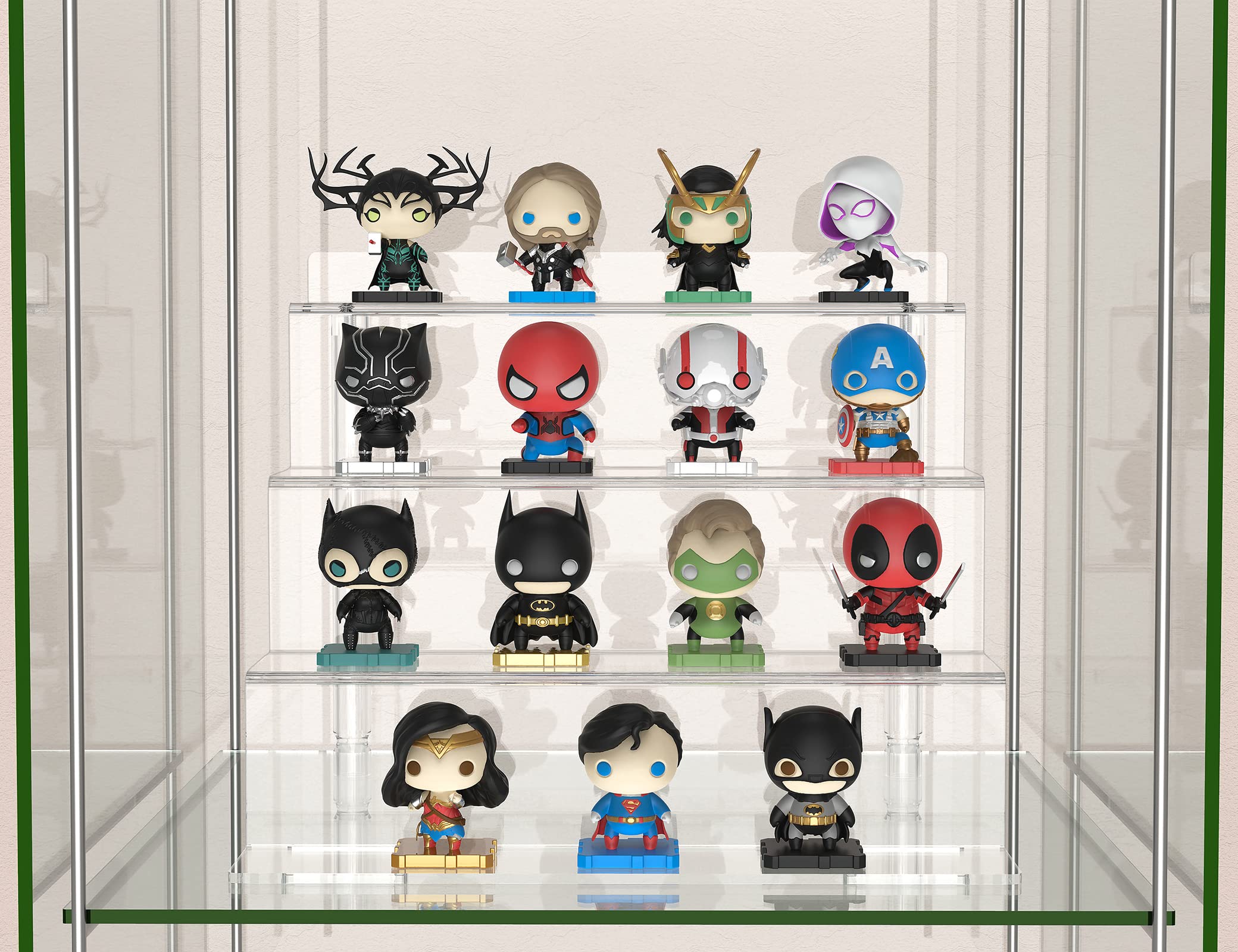 Buy Acrylic Risers Display Stands, 9” Perfume Organizer, Clear Risers for Funko Pop Amiibo