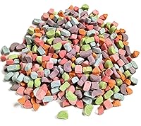 Vista 4 de Brocas de malvavisco deshidratadas surtidas, 8 onzas de malvaviscos deshidratados multicolor multicolor