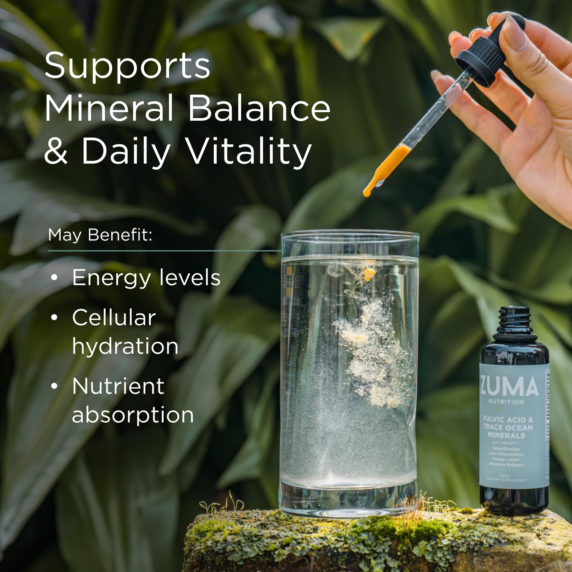 Zuma Nutrition Fulvic Acid & Trace Mineral Drops for Hydration 30 mL — Amazon image 2