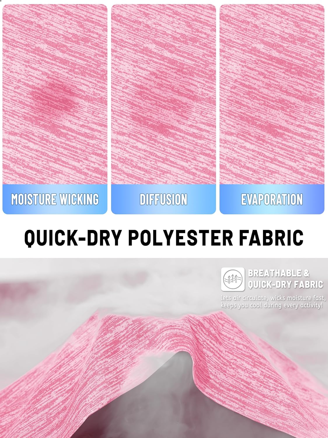 TACVASEN Mens Workout Shirts Short Sleeve Athletic Dry Fit Tshirts Shirts Running Gym Crewneck T-Shirts - Image 4