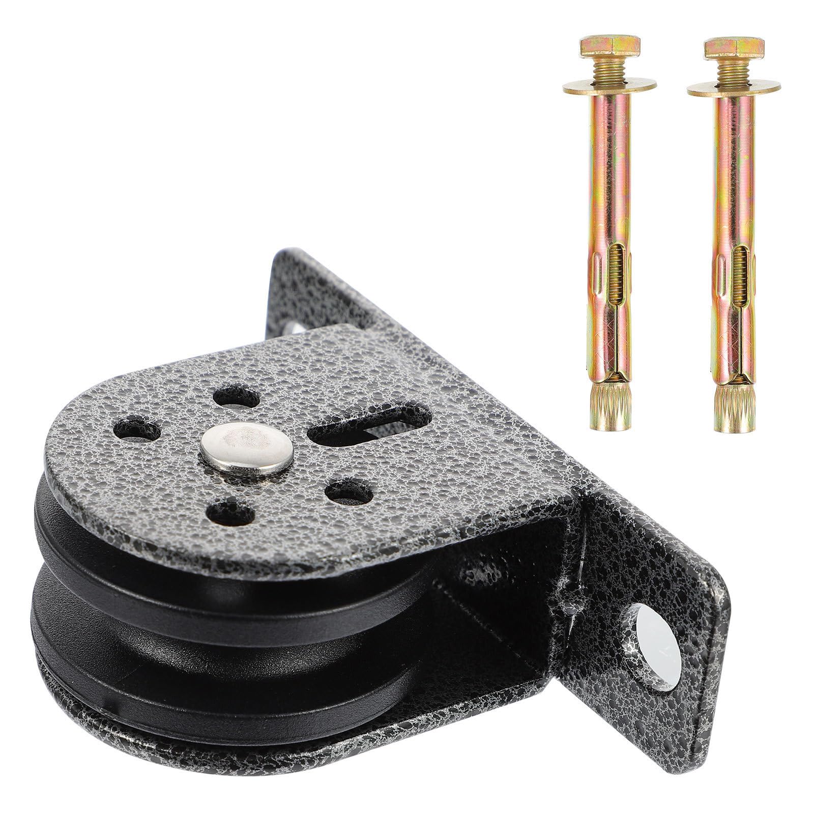 Cabilock Polea de Rodamiento Silenciosa para Fitness Bloque de Polea de Elevación con Rueda Reforzada Accesorio para Equipos de Gimnasio Doméstico y Tracción de Cables